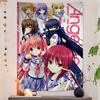 Angel Beats CARTOON Tapestry Art Printing Japanese Wall Tapestry Anime Wall Hanging Home Decor