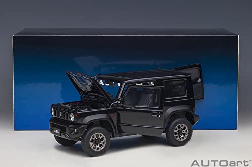 AUTOart 1/18 Scale Suzuki Jimny Sierra (JB74) Black Pearl Finished Model 78508