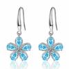 2026 Micro-inlaid Zircon Five-petal Flower Ear Buckle Earrings, Temperament Personality Trendy Versatile Stud Earrings Women