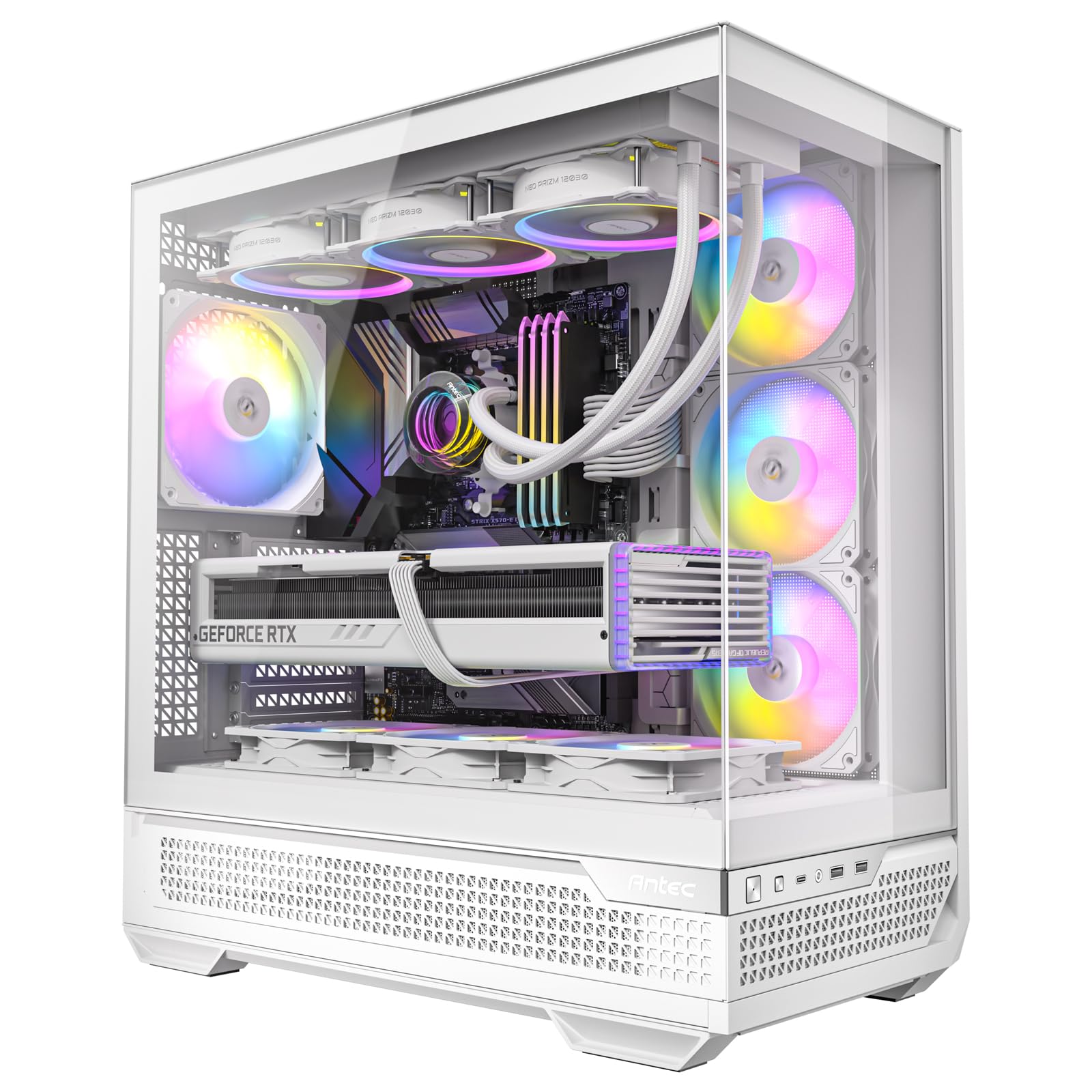 

Antec Constellation C7 ARGB WHITE Cooled Mid-Tower PC Case with Tempered Glass Panel