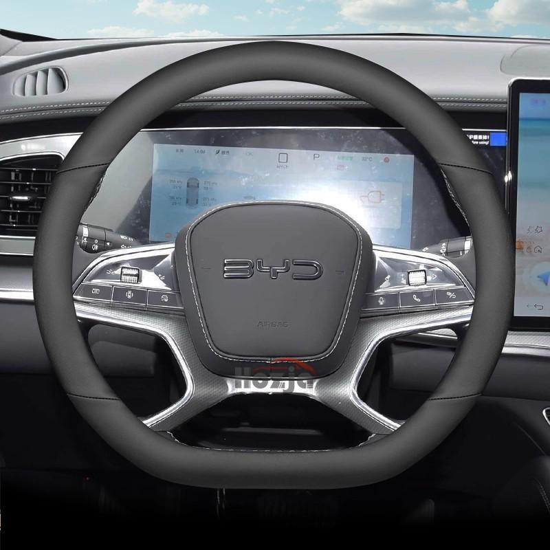 Leren Stuurwielhoes voor Auto voor BYD Sealion 6 7 06 07 EV DMI 2024 2025 2026 Accessoires