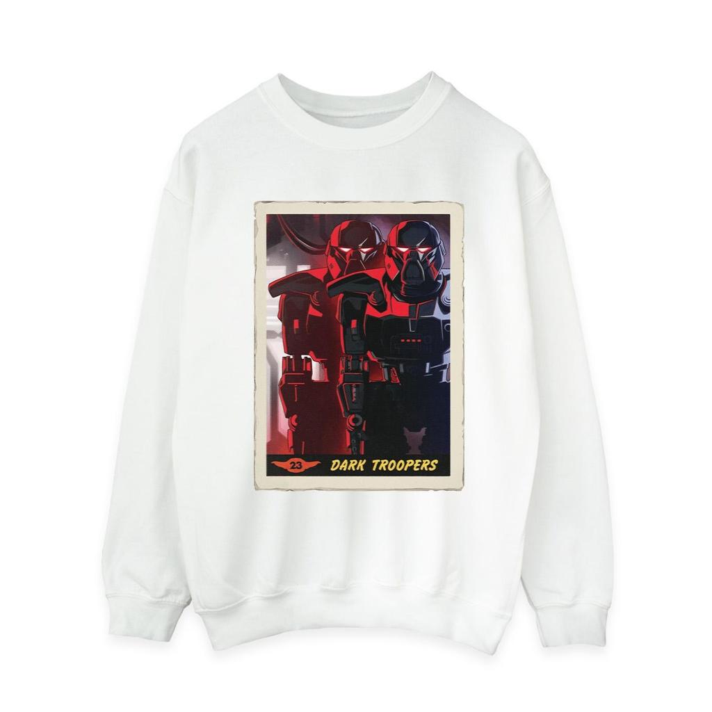 STAR WARS Womens/Ladies The Mandalorian Dark Troopers Sweatshirt