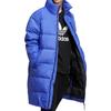 adidas Oryginalna Długa Kurtka Puchowa Zapinana na Zamek z Kołnierzem Stójką Męska Odzież Wierzchnia Niebieska H58056