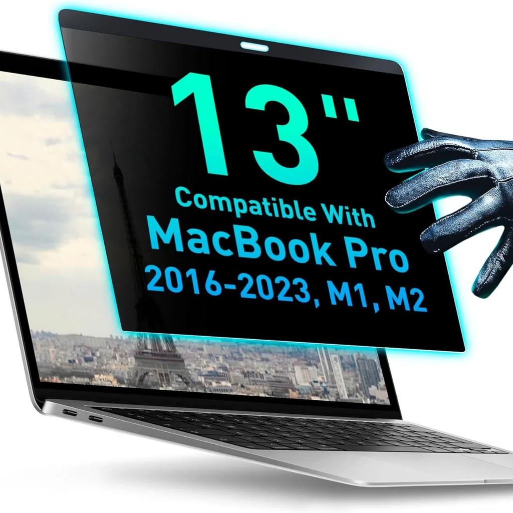 Magnetic Privacy Screen for MacBook Pro 14" M1, M2, M3 Anti-Blue Light Anti-Glare Laptop Screen Protector 13.6" 14" 15" 16" Blue Light Blocking Filter