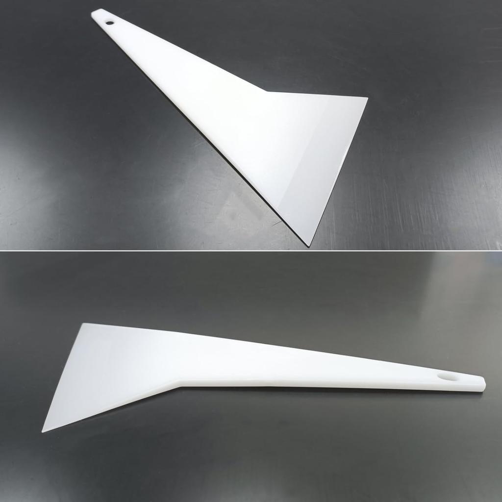 Window Tint Tools 4Pcs Plastic Long Handle Window Tint Squeegee Tint Kit for Window Tinting Application