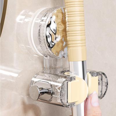 Suction Cup Mop Wall Hanging Clip Punch Free Strong Adhesive Bathroom Mop Rack Broom Clip Fixed Hanger
