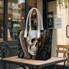 Gothic Skull Print Fashion Casual Tote Bag
