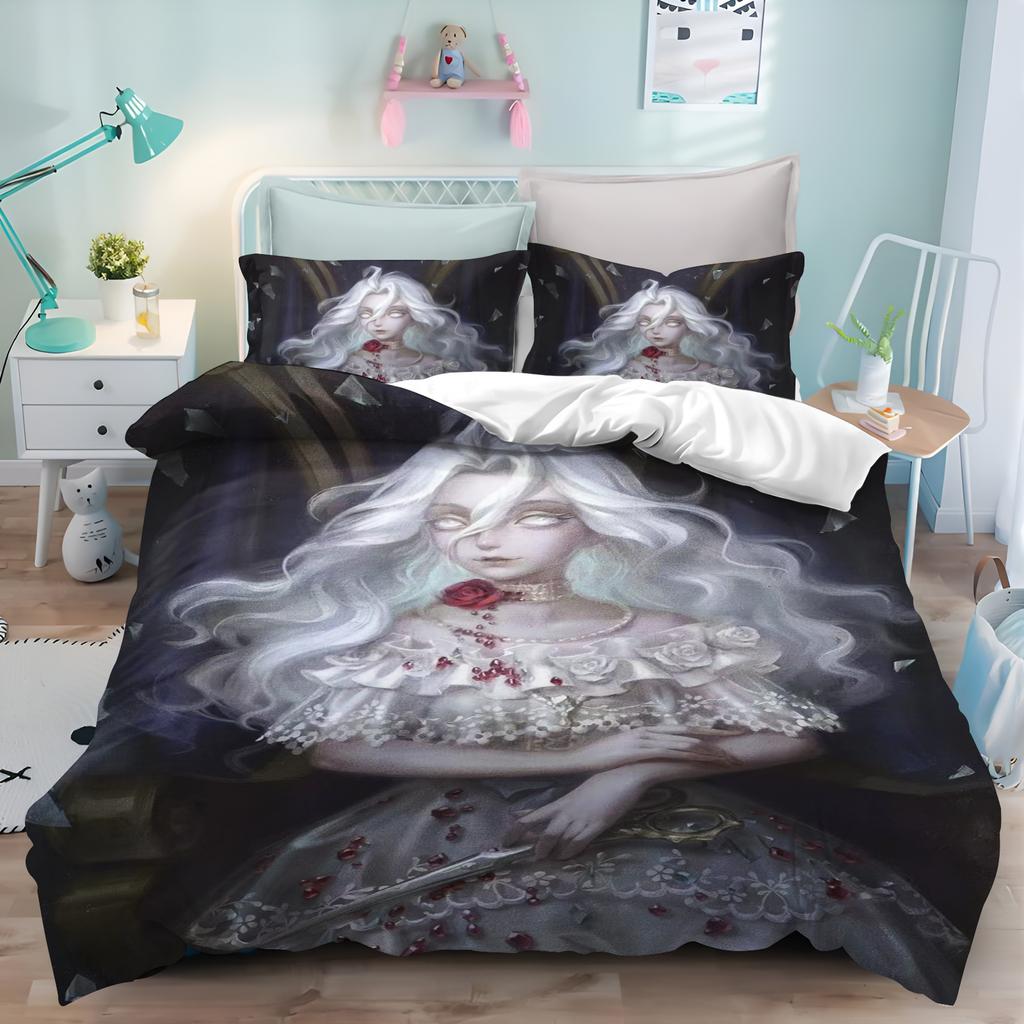 Miniso Duvet Cover Cartoon Game Anime Fifth Personality 3D Cute ChildrenS Bedroom Set Polyester Adult Gift 23Pcs Bedding