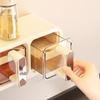 Wall-Mounted Moisture-Proof Kitchen Seasoning Storage Box and Rack