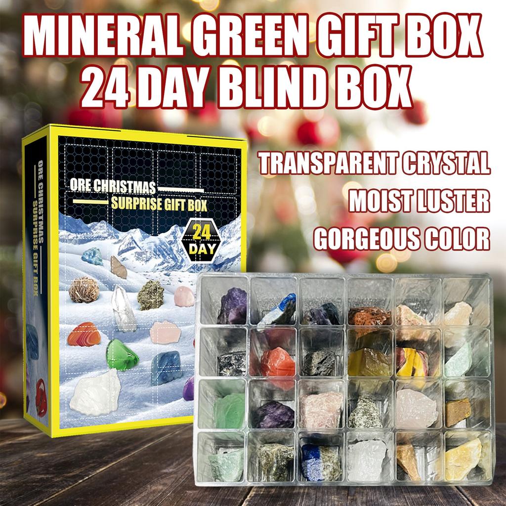 24 Day Christmas Surprise Gift Arrival Day Stone Gift