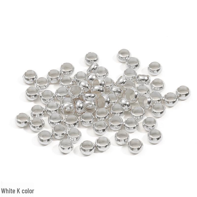 Siebenfarbige Kupfer-Positionierungsperlen für DIY-Schmuck & Armbandverschlüsse