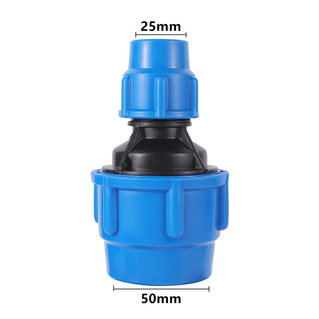 20/25/32/40/50mm PVC PE Tube Tap Water Splitter Quick Reducing Connector Garden Agriculture Irrigation Water Pipe Fittings 1Pc
