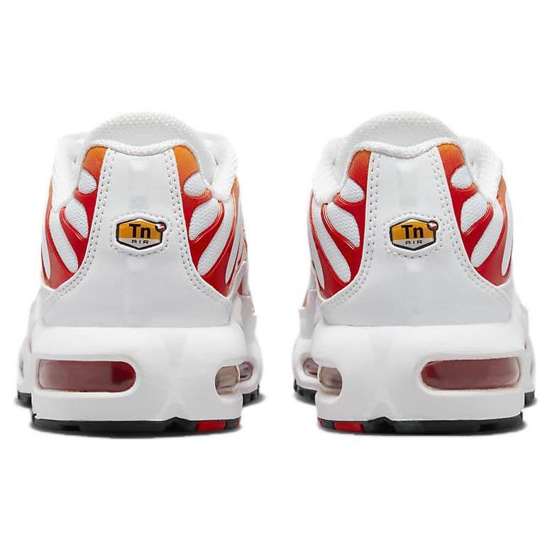 Nike Air Max Plus GS Bílá Láva Dětské Tenisky Univerzitní Červená Laserově Oranžová FN3857-100