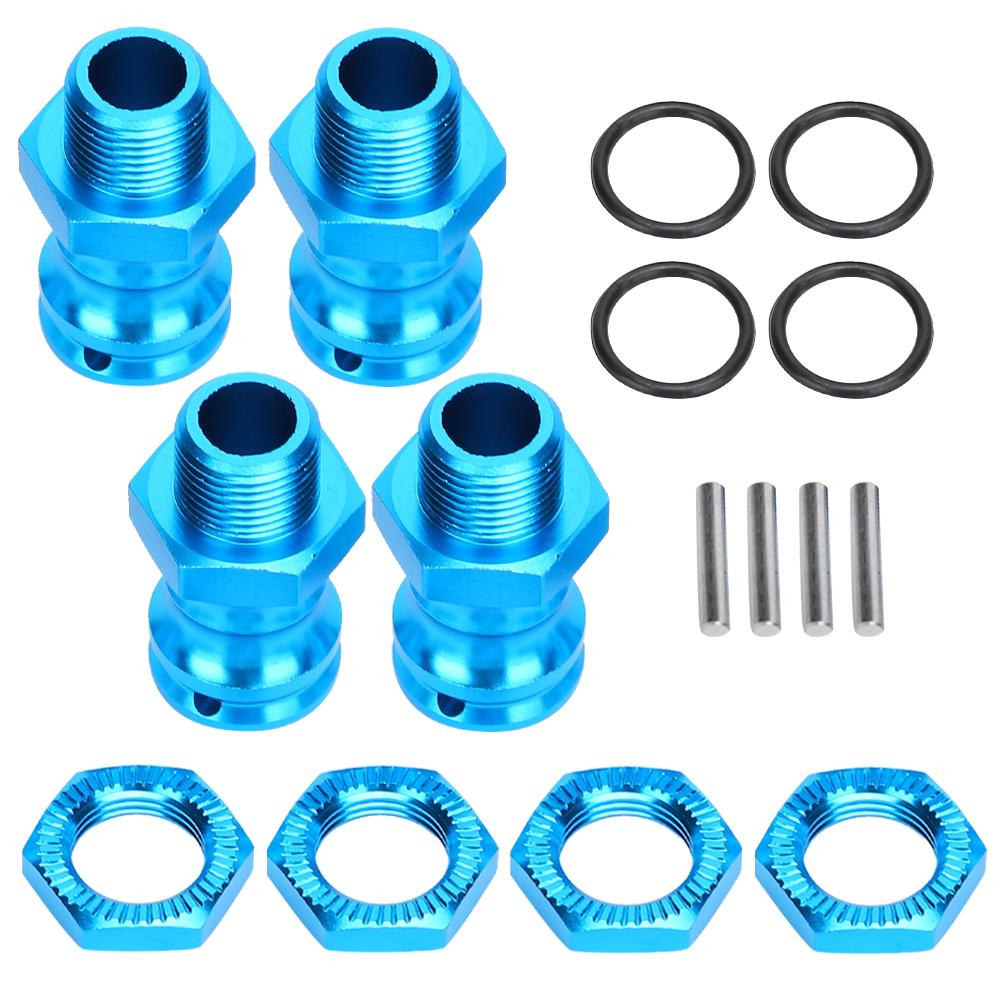 4pcs Aluminum Alloy 17mm Hex 23mm Wheel Extension Adapter for 1Celsius8 RC Car Model
