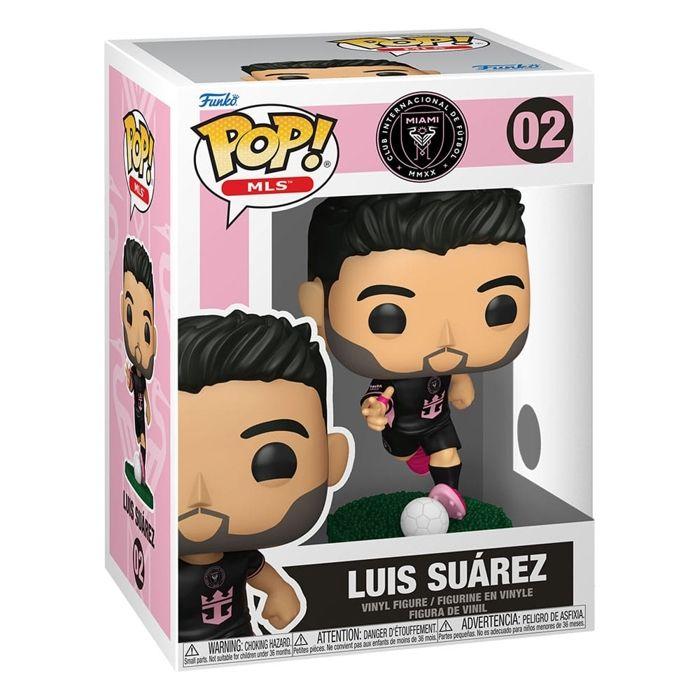 Figurine Funko Pop! N°2 - Football - Inter Miami - Luis Suarez (exterieur)