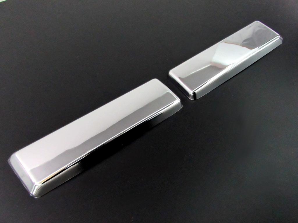 BRIGHTZ Chrome Front License Plate Side Covers Type A for Estima Hybrid AHR20W AHR20 AHR R20 20 Estima Hybrid Hybrid 21601 (3rd Generation)