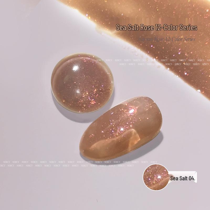 2025 Versatile Iridescent Pearlescent Glitter Nail Gel - High Density Super Sparkle for Nail Art