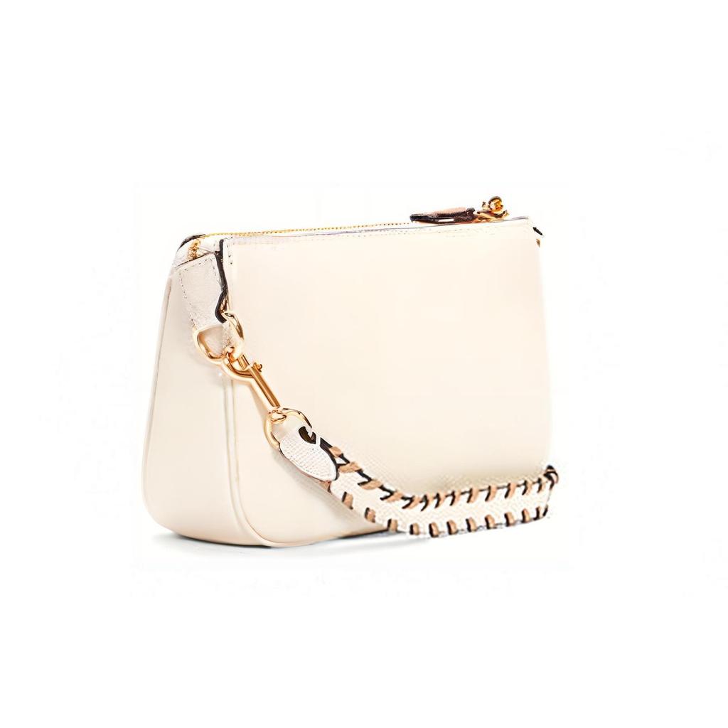 Coach Nolita 19 Lock Stitch Leather Mahjong Bag Women Handbag White C4233-IMSUT