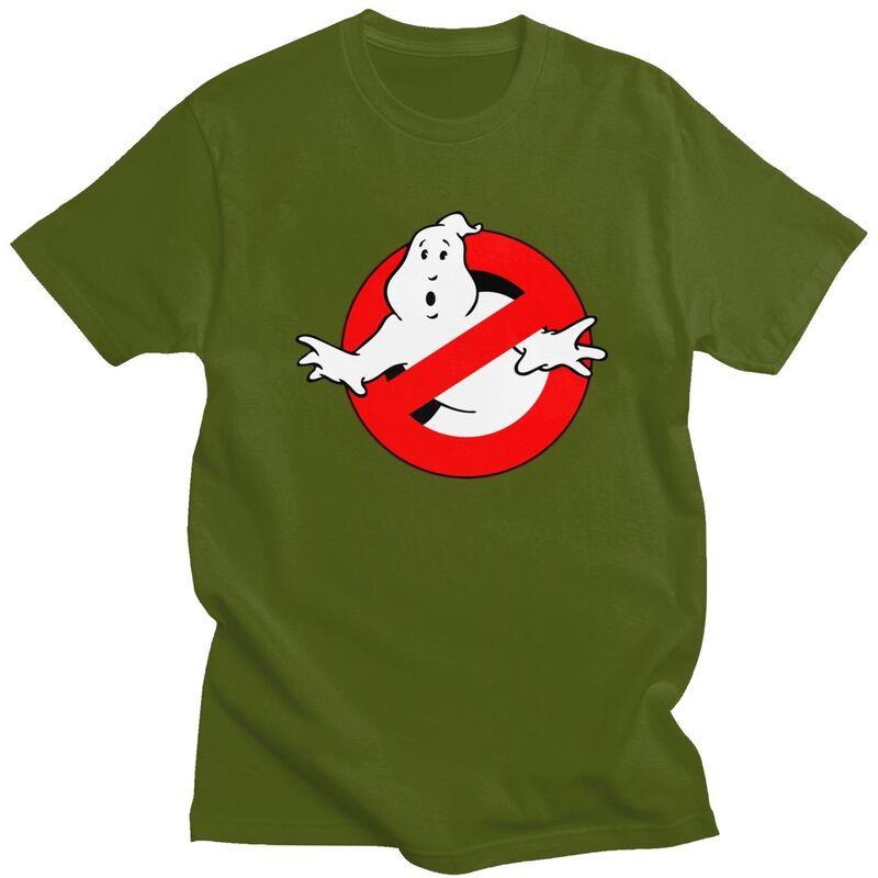 Custom Ghostbusters T Shirts Unisex Short-Sleeve Supernatural Ghost Movie T-shirts Casual Tee Tops 100% Cotton Slim Fit Tshirts