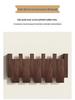 Nordic Punch-Free Solid Wood Coat Rack for Entrances, Walls, and Hallways.