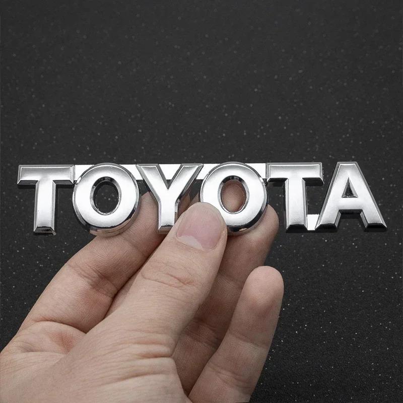 3D Metal Car Trunk Tail Sticker Emblem Badge Decals Decoration for Toyota Chr rav4 prius Yaris avensis Corolla Camry Car Styling
