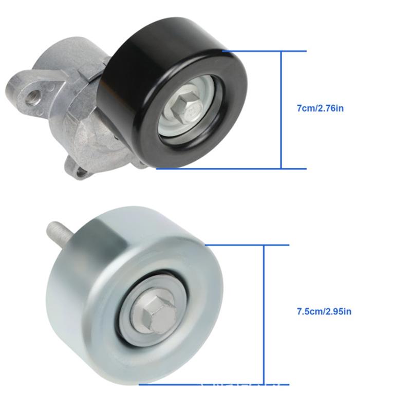 NEW-Drive Belt Tensioner Kit For Nissan Maxima 2009-2015 3.5L V6-39155 11955JA10D SK89676 SK107054