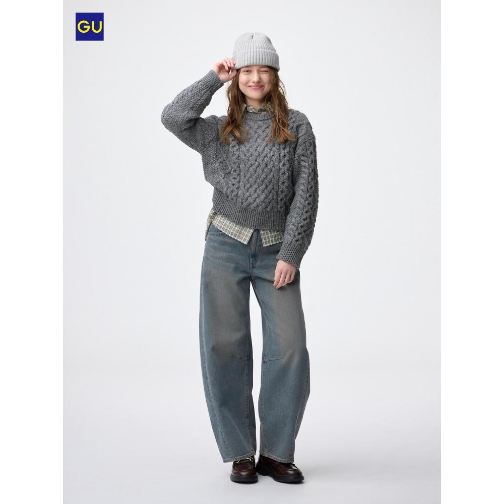 Uniqlo Gu Barrel Leg Jeans