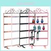 Support à Bijoux en Métal Fer Forme Rectangulaire Présentoir Boucles d'Oreilles Clous d'Oreilles Et Bijoux
