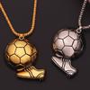 Football Pendant Sports Men's Ball Accessory Jewelry Hip-hop Retro Male Fitness Accessory