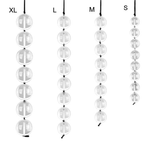 Anal Stimulator Ergonomic Massage Private Parts Silky Universal Beads Anal Plug Butt Chain Toys for Lady