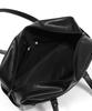 WEGO PU School Bag, Simple Design, Perfect for Students, High School Students, and Commuters, Size F, Black