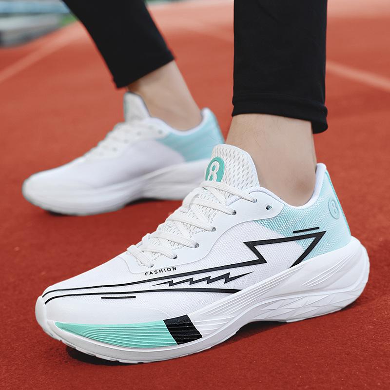 

Autumn and winter male Zhijing 1st generation running shoes full palm carbon board children s racing professional marathon sports student training ex 45