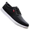 Men Canvas Shoes Fashion Breathable Casual Shoes for Men Comfortable Men Driving Shoes Lace Up Sneakers