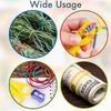 100/200 Pieces Cassette Type Multi-color Rubber Band Diameter 38mm For Office Supplies School Elastic Bands