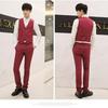 Ανδρικό Γιλέκο Κοστουμιού Casual Slim Fit Κορεατικού Στυλ Μεγάλο Μέγεθος