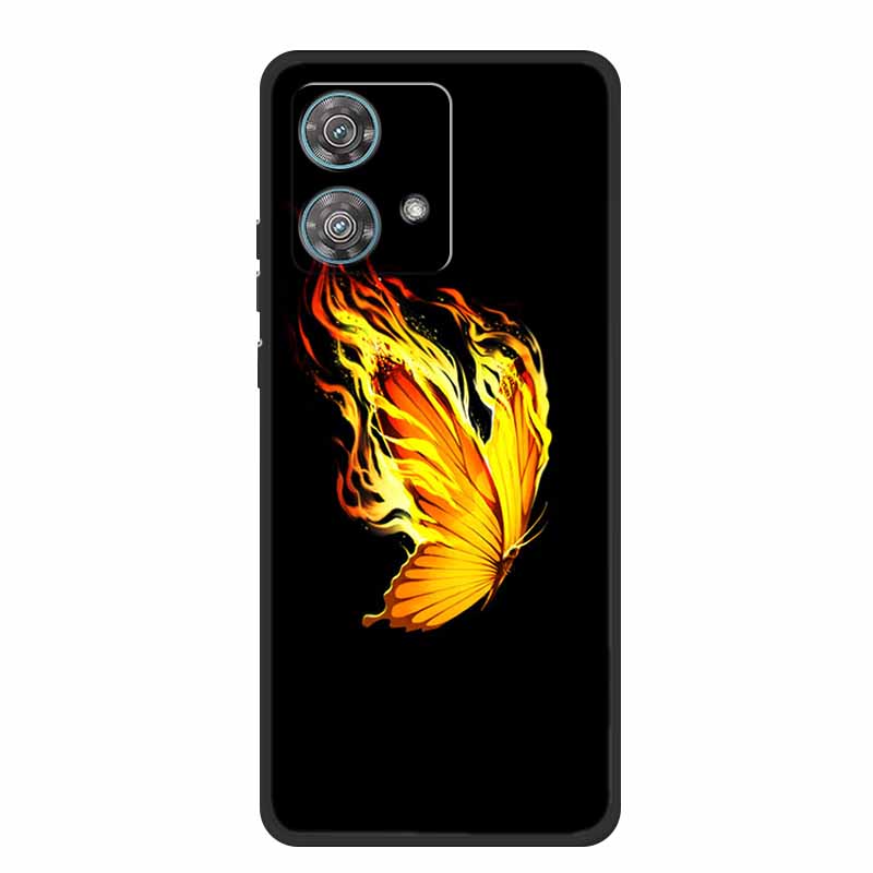 For Motorola Edge 40 Neo Case Animals TPU Soft Silicone Phone Cover for Moto Edge 40 Neo 5G Edge40 Neo Shockproof Wolf Fundas