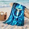 Lazio FC Print Microfiber Beach Towel Quick Dry Absorbent Large Towel For Beach Swimming Travel
