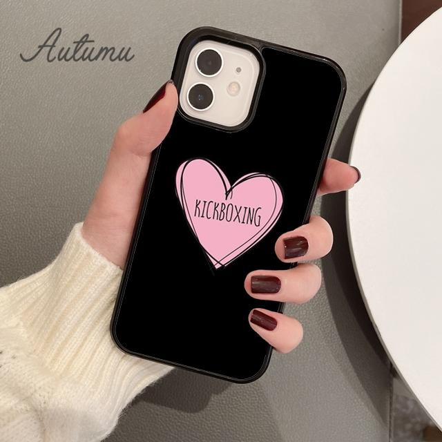 Etui na telefon Box Boks Kick Boks Walka dla iPhone 11 12 13 14 Pro Max mini X XR XS SE 2020 6S 7 8 Plus Galaxy S21 S22 skorupa