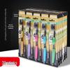 30-Pack Bamboo Charcoal Adult Toothbrushes