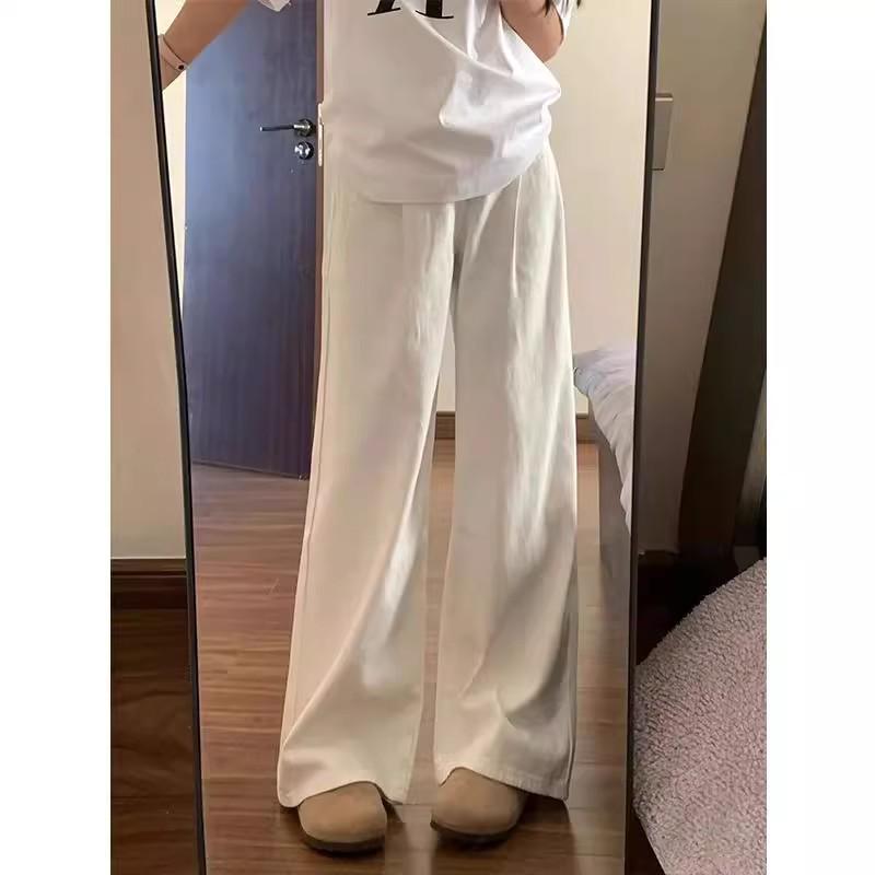 Off-White Retro Wijde Pijpen Jeans voor Dames - Herfst 2025