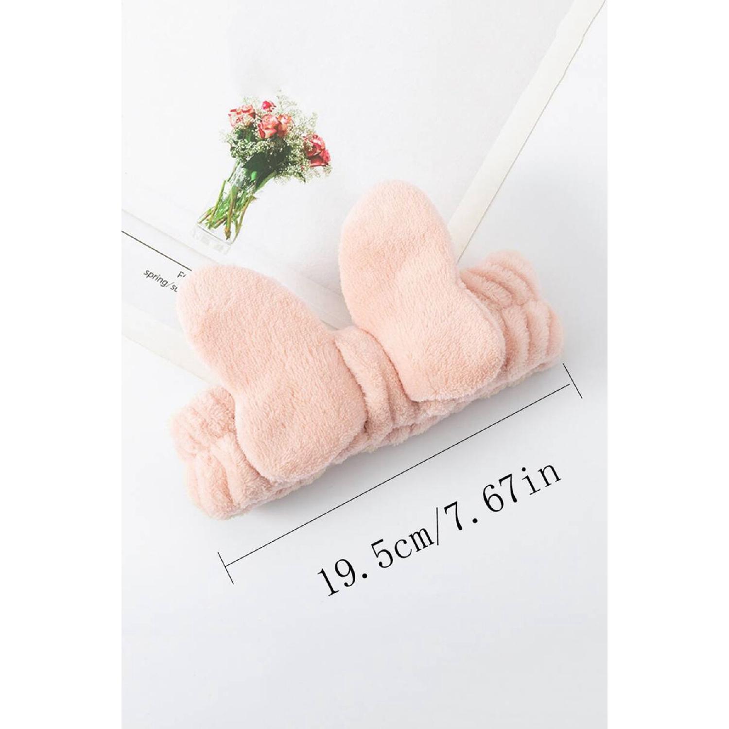 

Plush Colorful Eared Makeup And Bath Tape рожевий