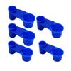 5/10/20Pcs Bird Quail Drinker Cups Water Bottle Cup Cat Chicken Pigeon Parrot Hamster Double Nozzle Water Guide For Family