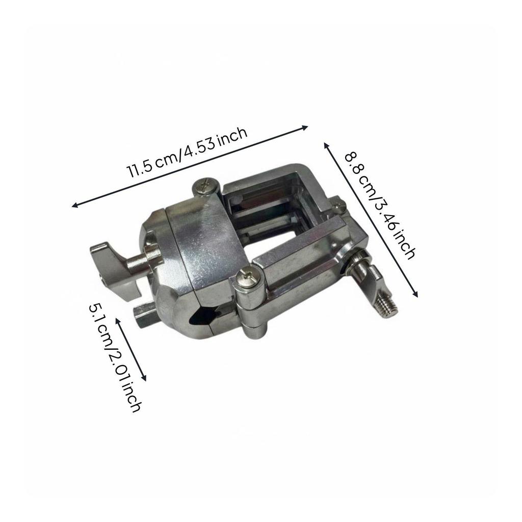 Adjustable Drum Set Multi-Clamp Secure Hold Jazz Attachment Clamp
