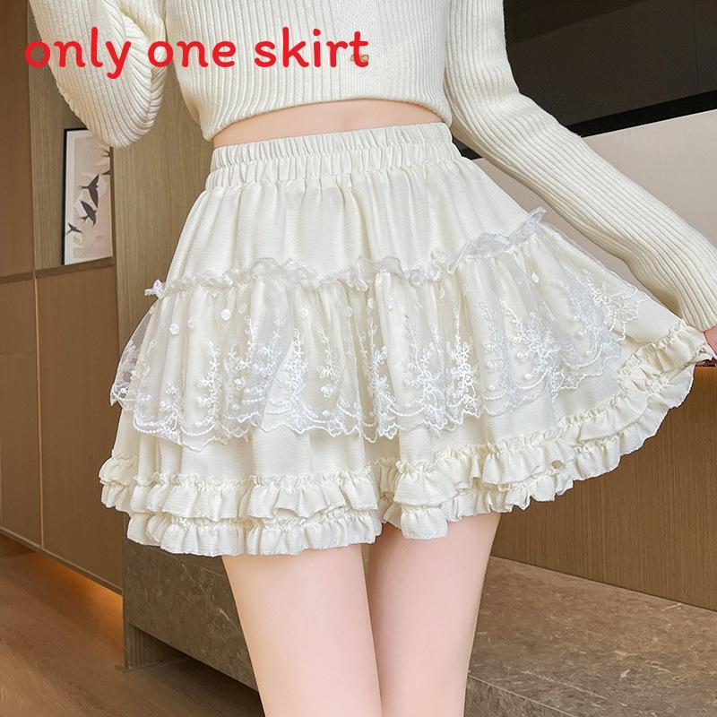 Classic Plain Tulle Skirt For Women With High Waist And Puff Design For Summer Fashion