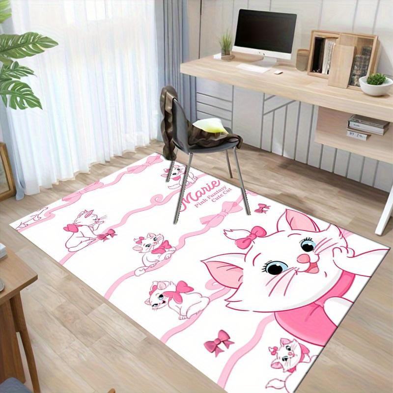 1pc. Cute Pink Fantasy Marie Cat Rug - Perfect for Home Decor, Office Carpet, Outdoor Use, Gift Ideaz0414214
