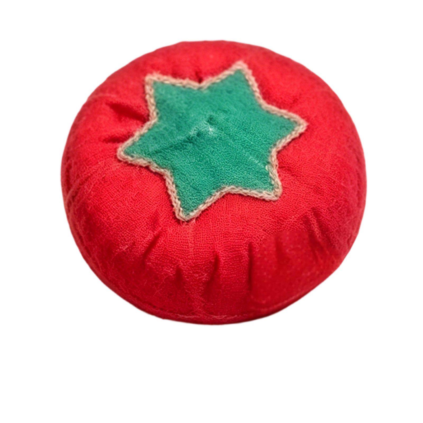 

Tomato Shaped Bean Bag Soft Filled Tossing Toy Lightweight Durable Fabric for Indoor Outdoor Use Fun Free Style Play One Size