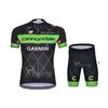Mens Cycling Jersey Bib Shorts Set Breathable Road Bike Outfit With Gel Pad