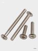 Galvanized M6M8 Countersunk Flat Round Head Furniture Screws Bolts (Sizes: 16-100mm)