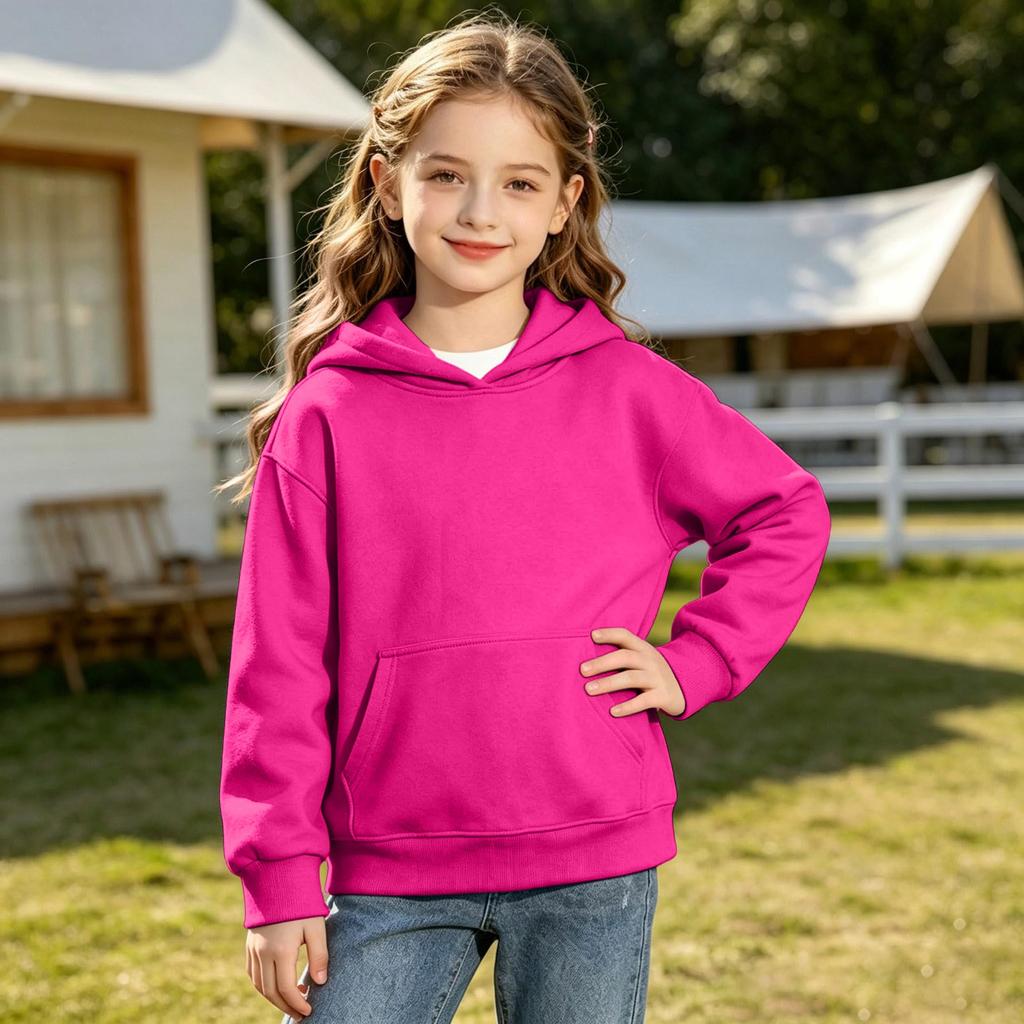 Kinderen Kleur Lange Mouwen Sweatshirt Casual Comfortabele Pullover voor Jongens en Meisjes