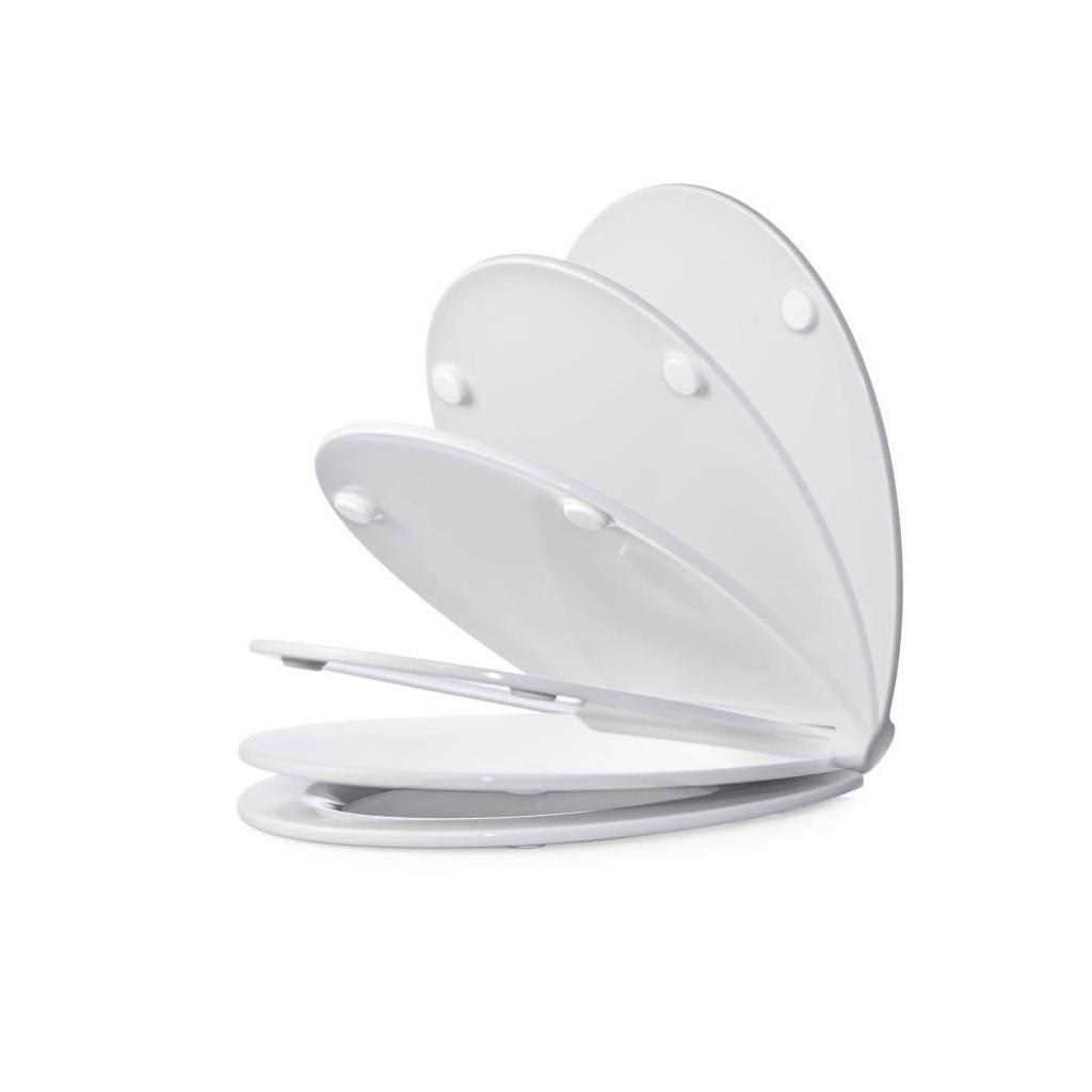 Buy CEDO Toilet Seat Slim White 46x38.3x4.9cm at affordable prices